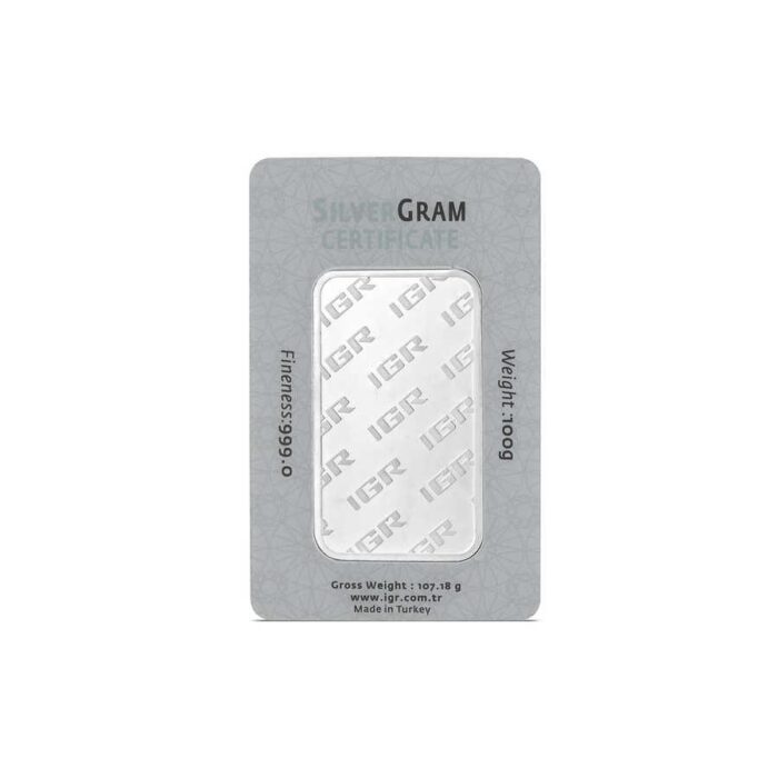 100 gr 999 milyem iar gram gumus 63